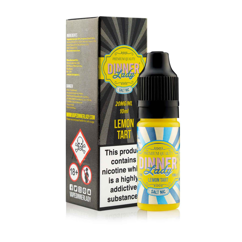 Dinner Lady Nicotine Salt Lemon Tart E Juice