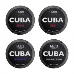 CUBA Black Nicotine Pouches  (25 pouches/box)
