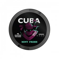 Mint Fresh CUBA Ninja Nicotine Pouches (25 pouches/box)