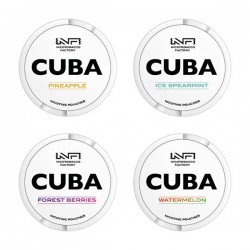 CUBA White Nicotine Pouches  (25 pouches/box)