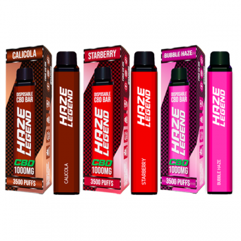 Haze Legend CBD Kit 1000mg 3500 Puffs