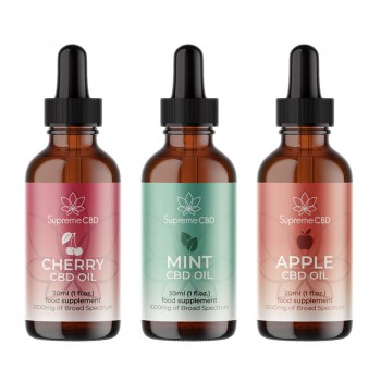 Supreme CBD Broad Spectrum CBD Oil 1000mg 30ml