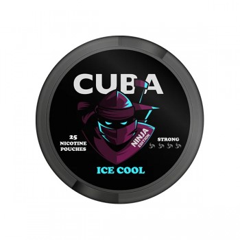 Ice Cool CUBA Ninja Nicotine Pouches (25 pouches/box)