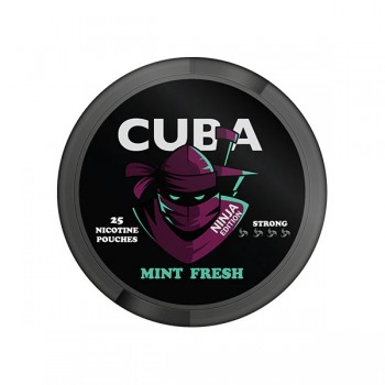Mint Fresh CUBA Ninja Nicotine Pouches (25 pouches/box)