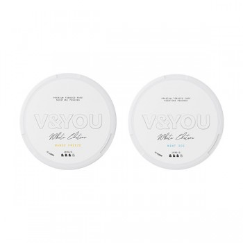 V&YOU White Edition Nicotine Pouches (20pouches/box)