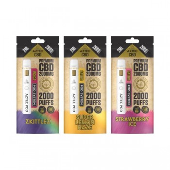 Aztec CBD 2000mg Broad Spectrum Kit 2000 Puffs