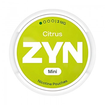 Citrus ZYN Nicotine Pouches (15 pouches/box) 3mg