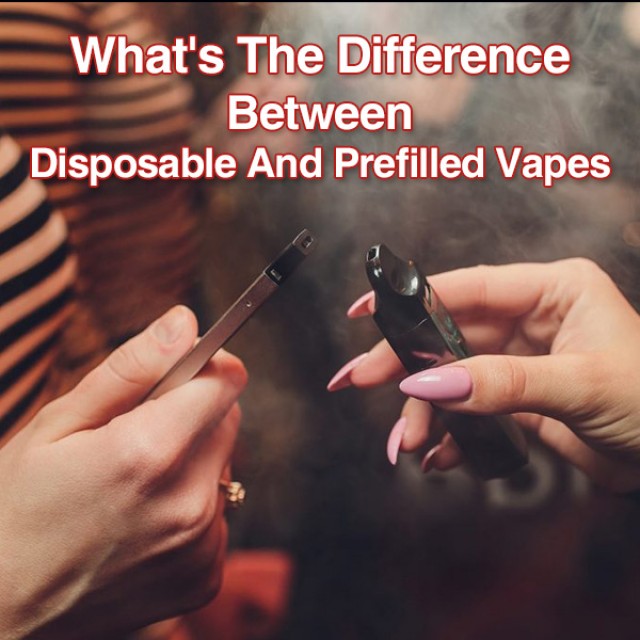 What's The Difference Between Disposable And Prefilled Vapes?