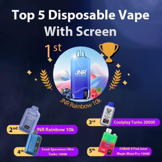 Top 5 Disposable Vape With Screen