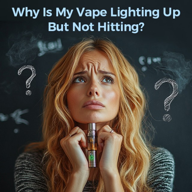 Why Is My Vape Lighting Up but Not Hitting?