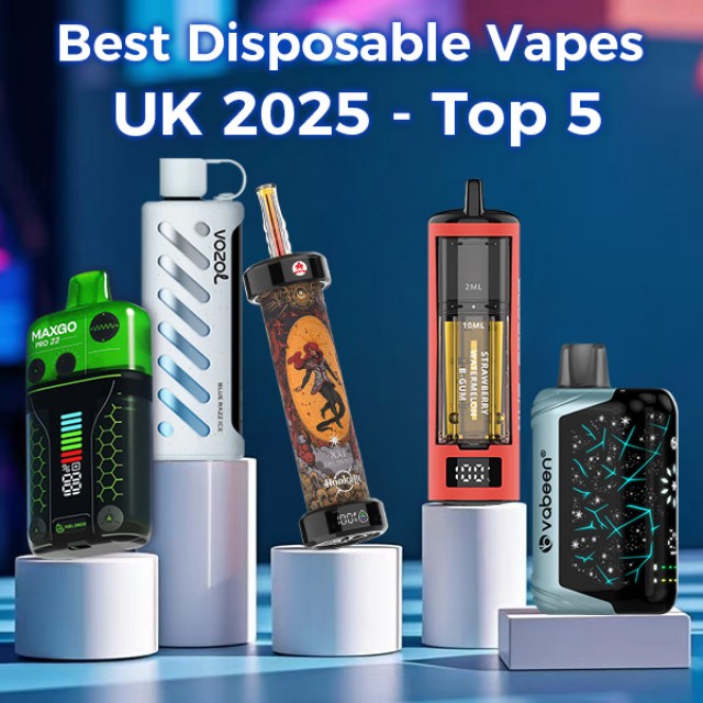 Best Disposable Vapes UK 2025 - TOP 5 Vapes