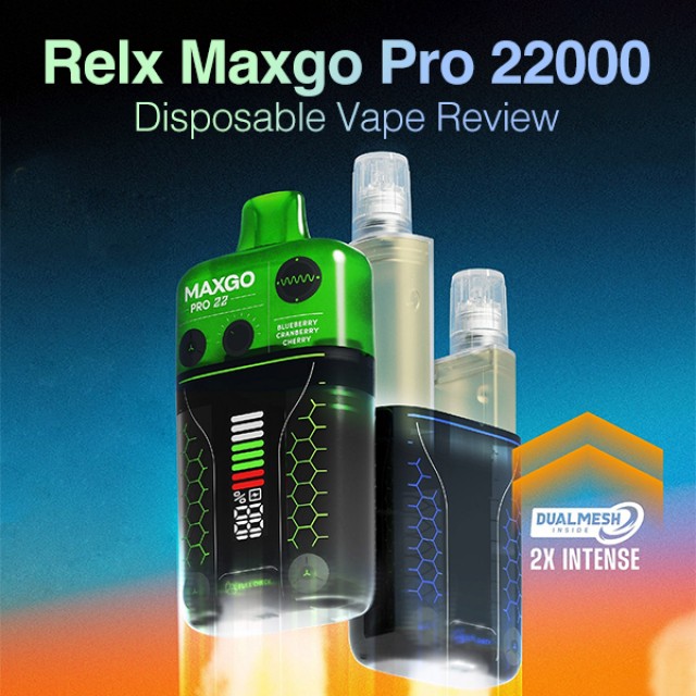 Relx Maxgo Pro 22000 Disposable Vape Review