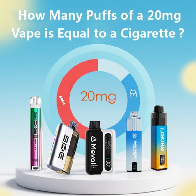 How Many Puffs of a 20mg Vape is Equal to a Cigarette?