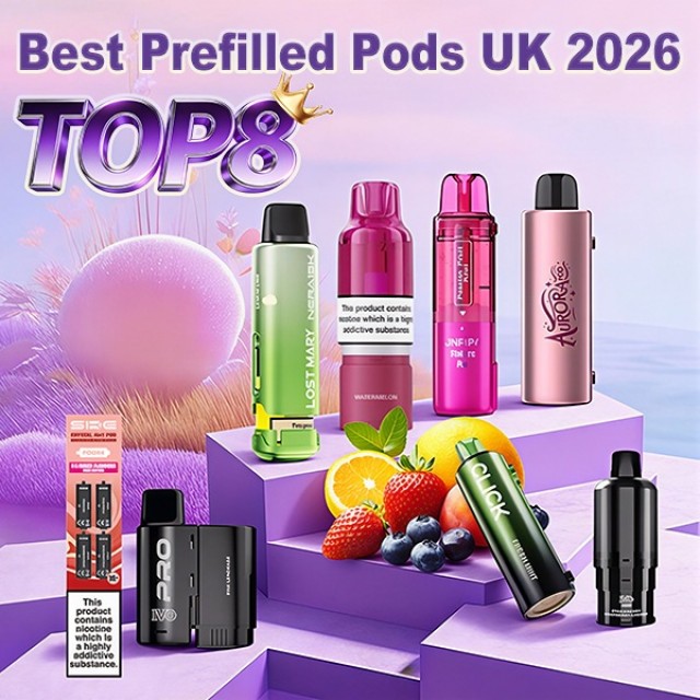Best Prefilled Pods UK 2026 - TOP 8