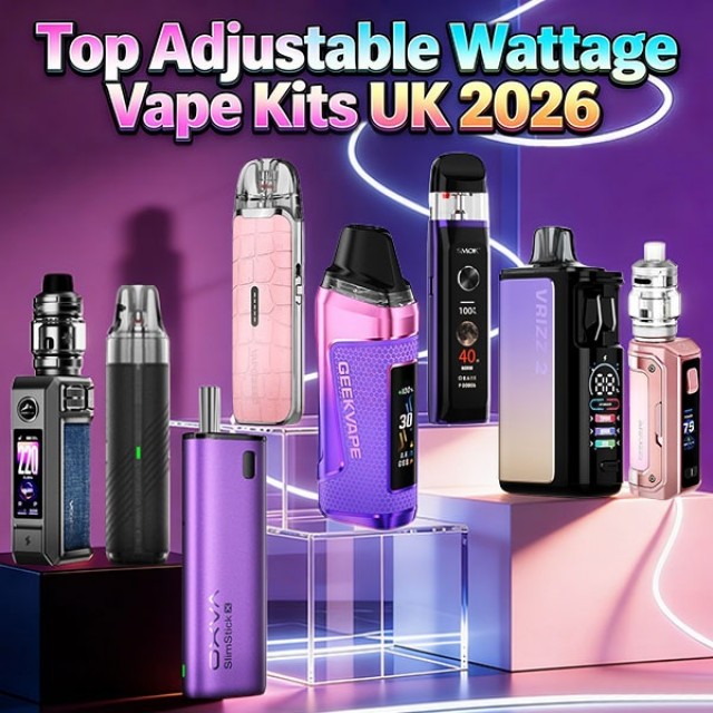 Top Adjustable Wattage Vape Kits UK 2026