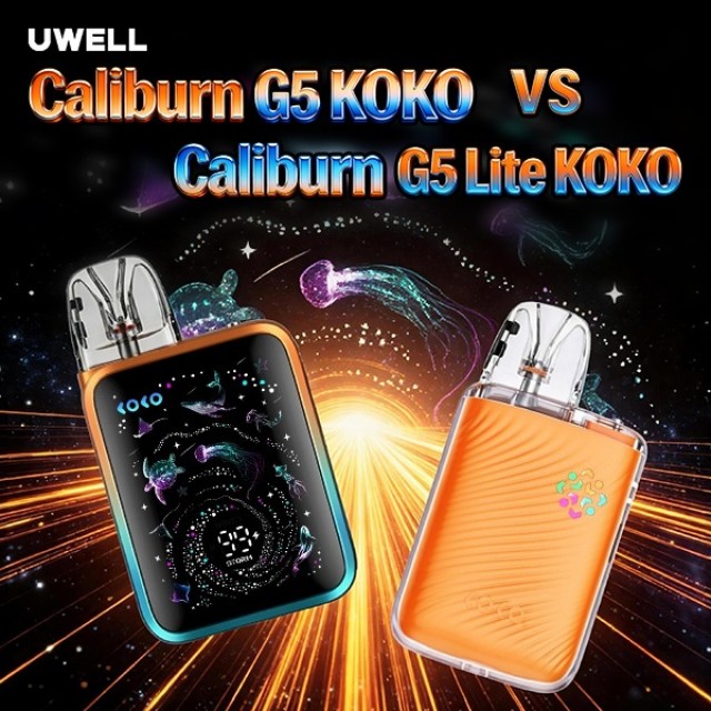 Uwell Caliburn G5 KOKO vs Uwell Caliburn G5 Lite KOKO