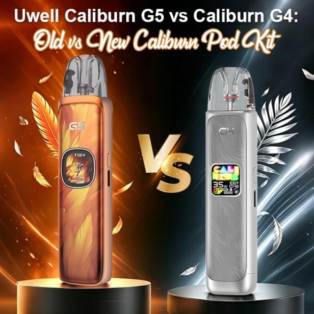 Uwell Caliburn G5 vs Caliburn G4: Old vs New Caliburn Pod Kit