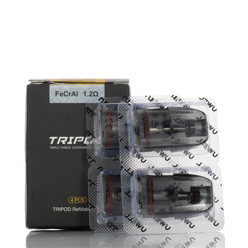 Uwell Tripod Replacement Pod Cartridge 2ml (4pcs/pack)