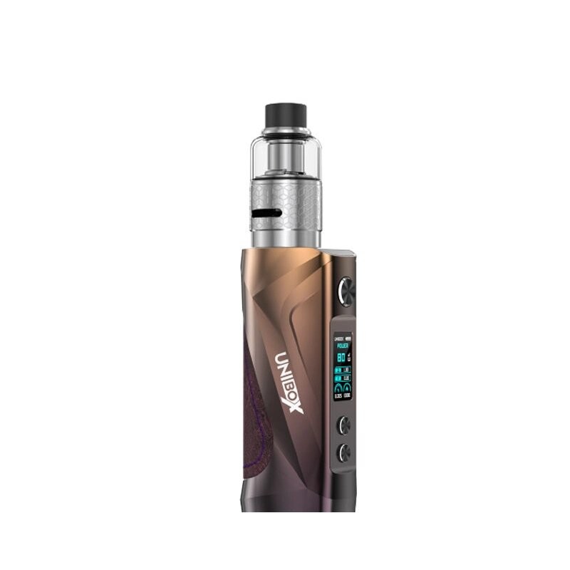 OXVA Unibox PnM Pod Mod Kit 80W Gold Purple