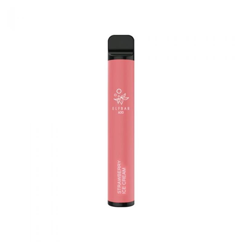 Elf Bar 600 Puffs Strawberry Ice Cream