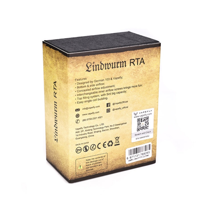 Vapeflyefly Lindwurm RTA