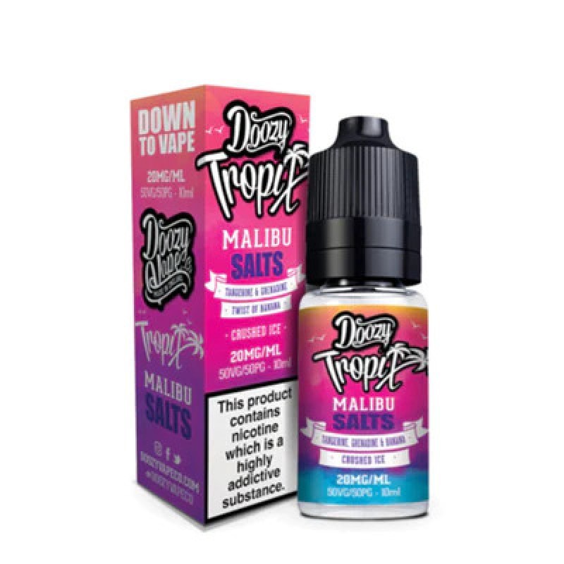 Doozy Vape Co Nicotine Salt Tropix Malibu E-liquid 10ml