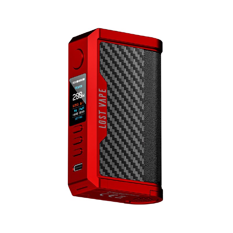 Matt Red Carbon Fiber