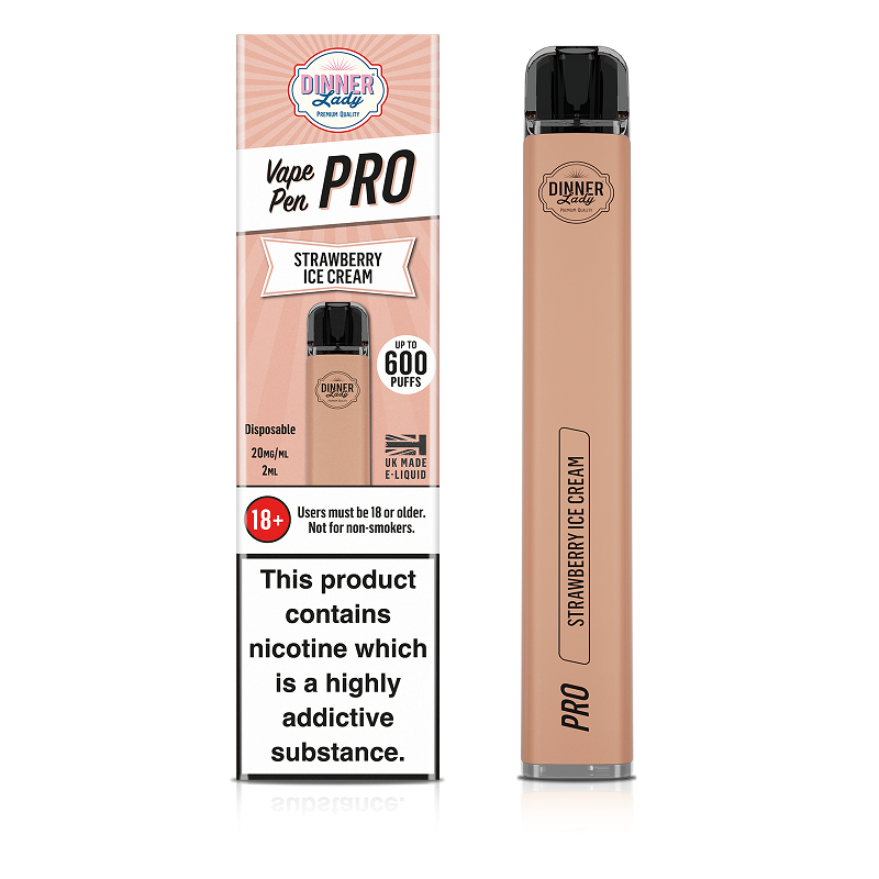 vape pen pro dinner lady strawberry ice cream