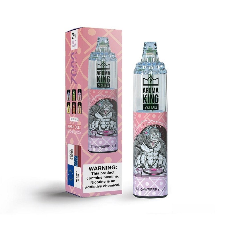 aroma king disposable 7000 strawberry ice