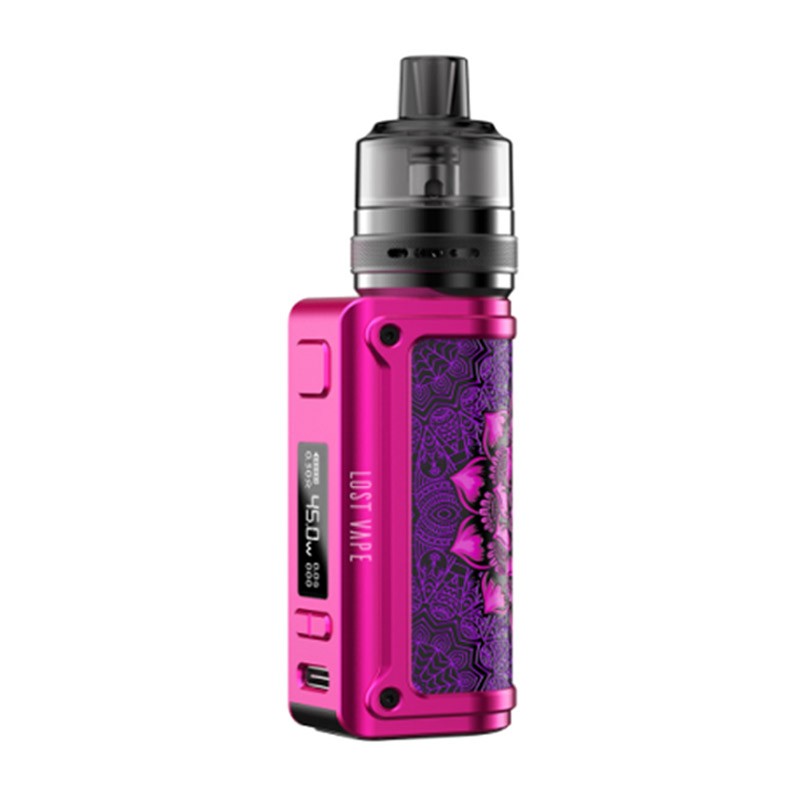 lost vape thelema mini kit pink survivor-with ub lite pod tank
