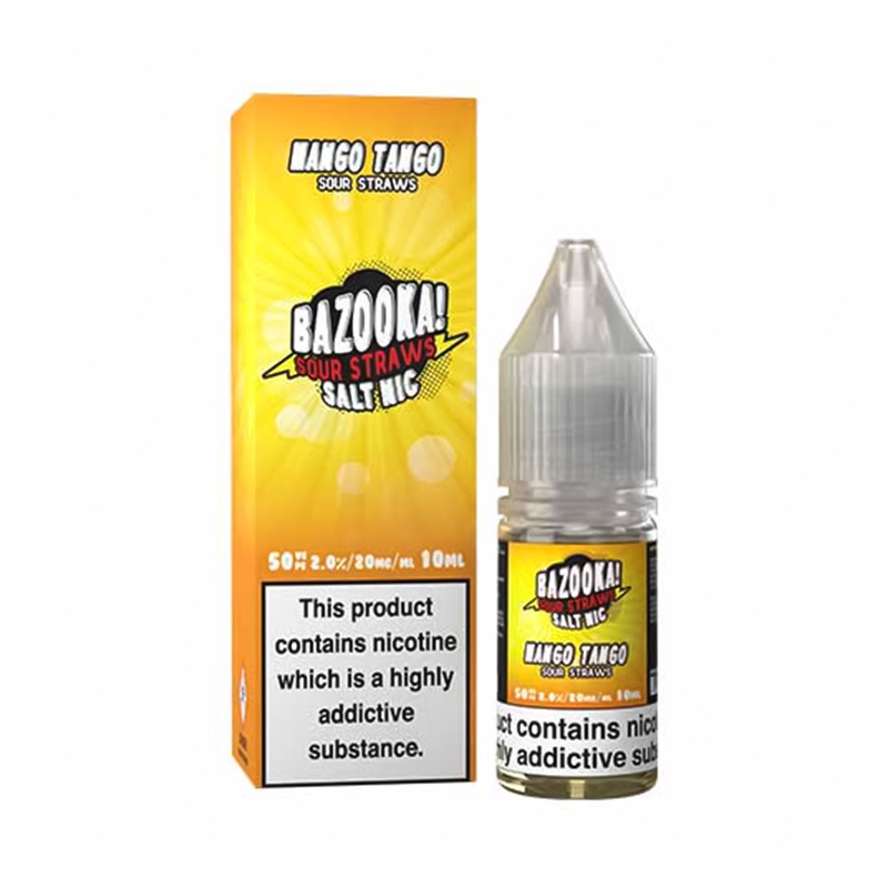 Mango Tango Bazooka Nicotine Salt Sour Straws