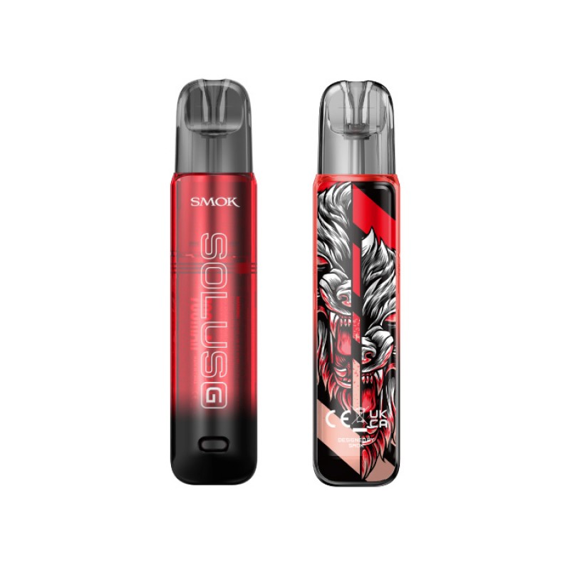 Transparent Red SMOK SOLUS G