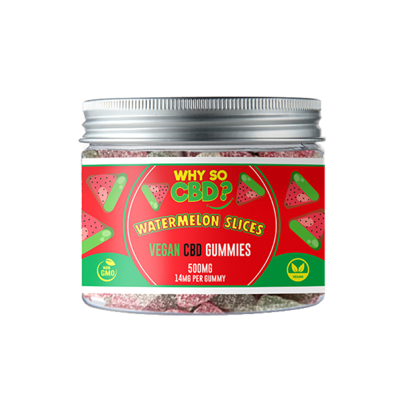 Watermelon Slices CBD Small Vegan Gummies
