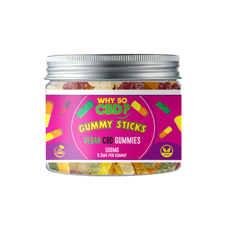 Gummy Sticks CBD Small Vegan Gummies