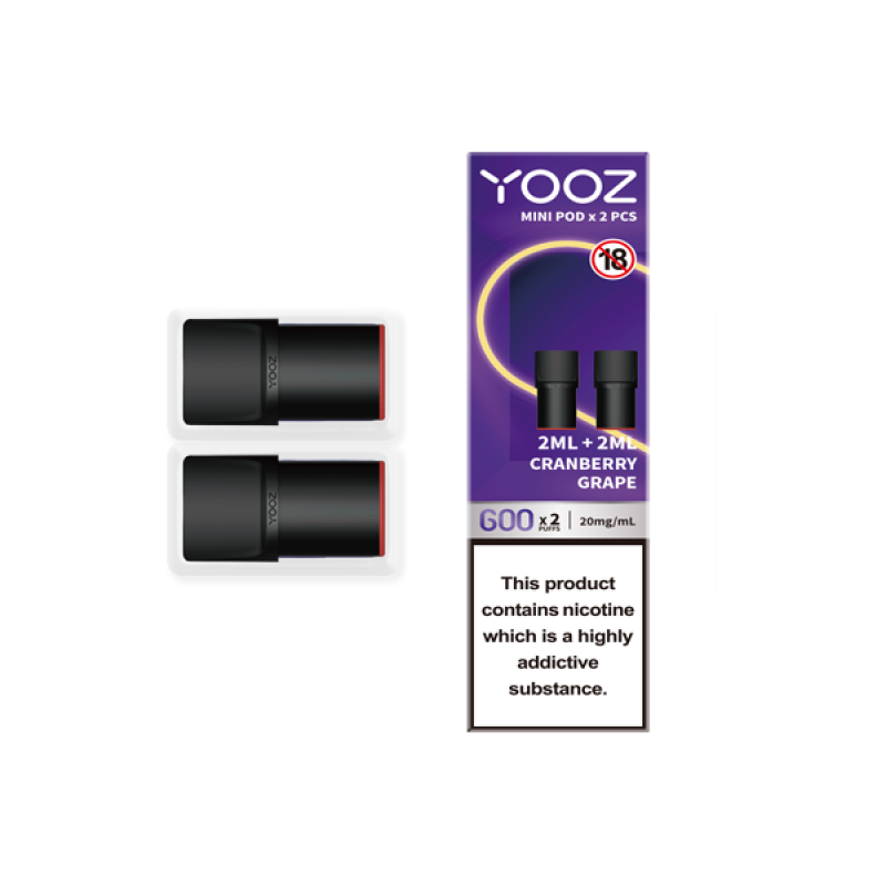 Cranberry Grape Yooz MIni Prefilled Pod