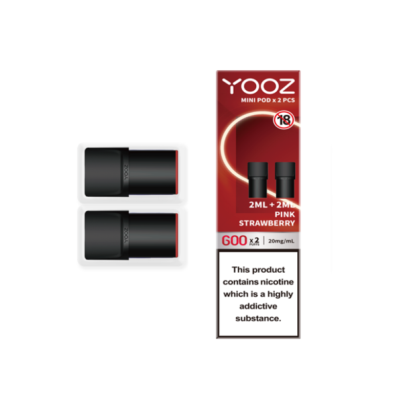 Pink Strawberry Yooz MIni Prefilled Pod
