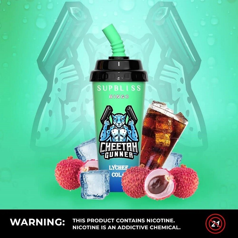 supbliss bingo 8000 lychee soda
