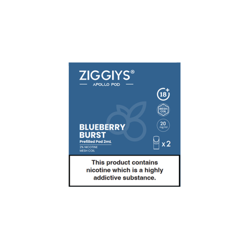 Blueberry Burst Ziggiys Apollo Pod