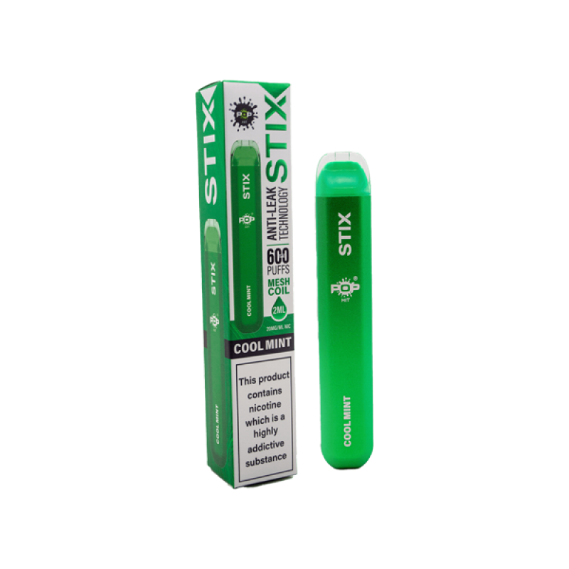 Cool Mint Pop Hit Stix Disposable