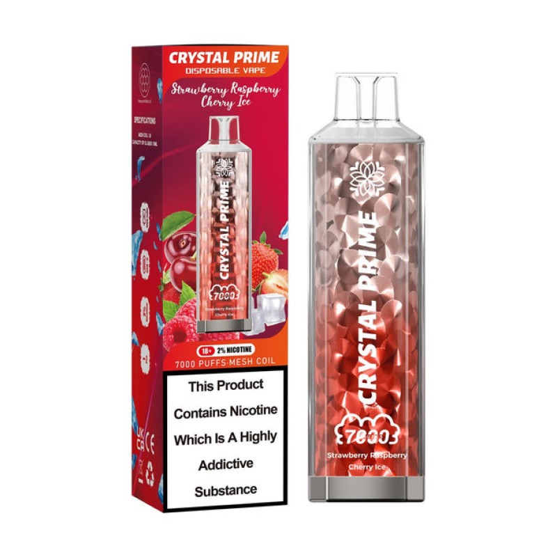 Strawberry Raspberry Cherry Ice Crystal Prime 3D Effects