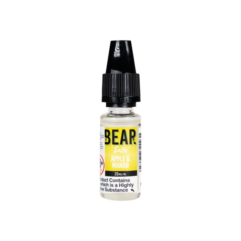 Apple & Mango Bear Flavours Nicotine Salt E-liquid