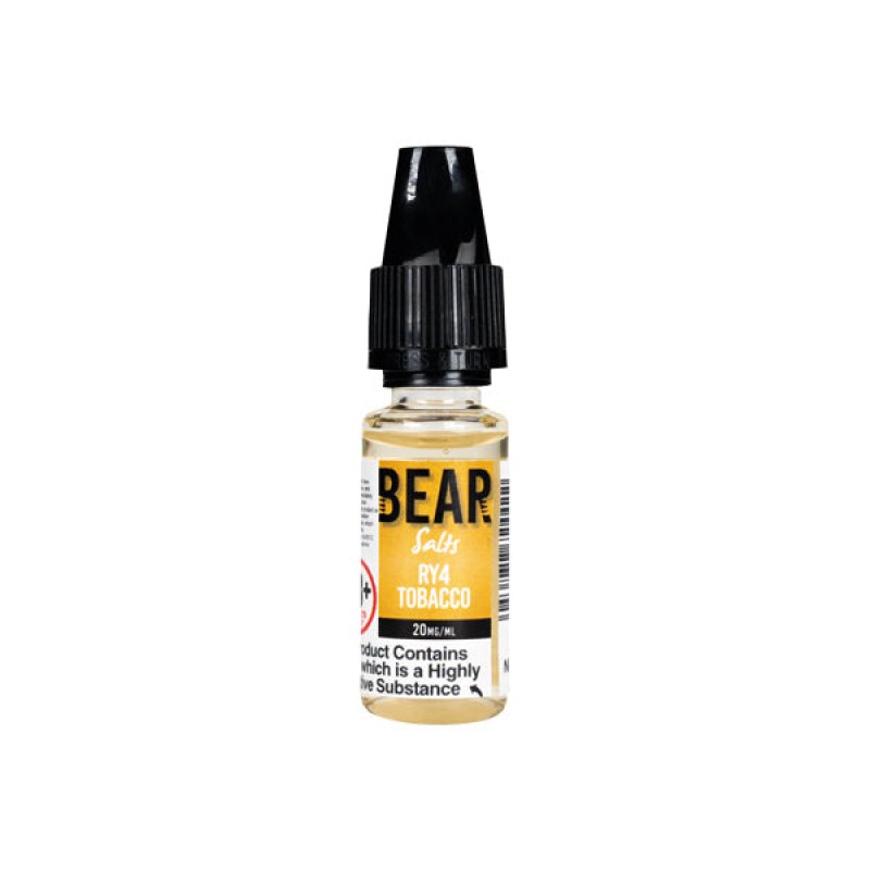RY4 Tobacco Bear Flavours Nicotine Salt E-liquid