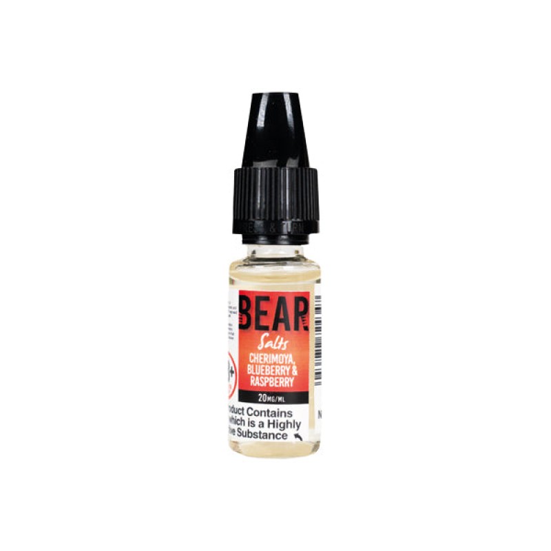 Cherimoya Blueberry & Raspberry Bear Flavours Nicotine Salt E-liquid