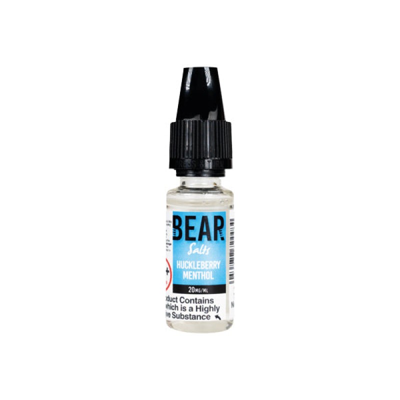 Huckleberry Menthol Bear Flavours Nicotine Salt E-liquid