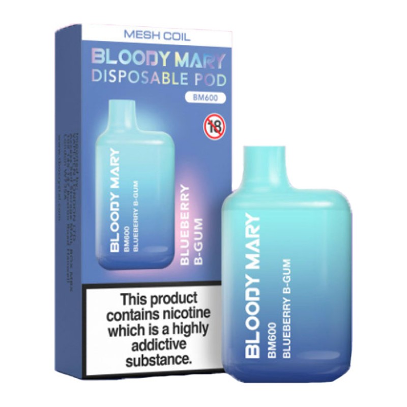 Bloody Mary  Blueberry Bubble Gum