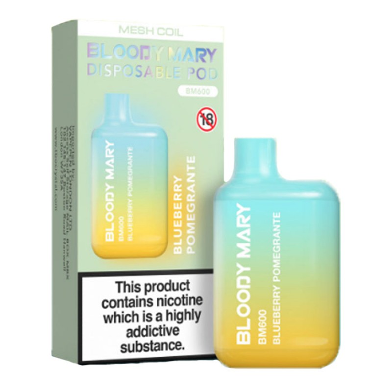 Bloody Mary  Blueberry Pomegranate