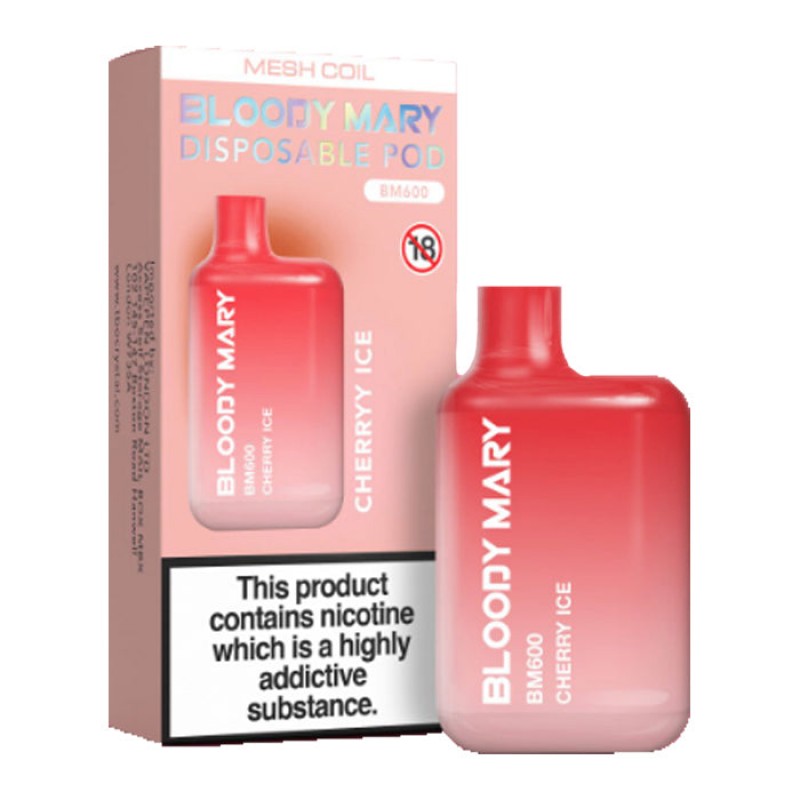 Bloody Mary  Cherry ice