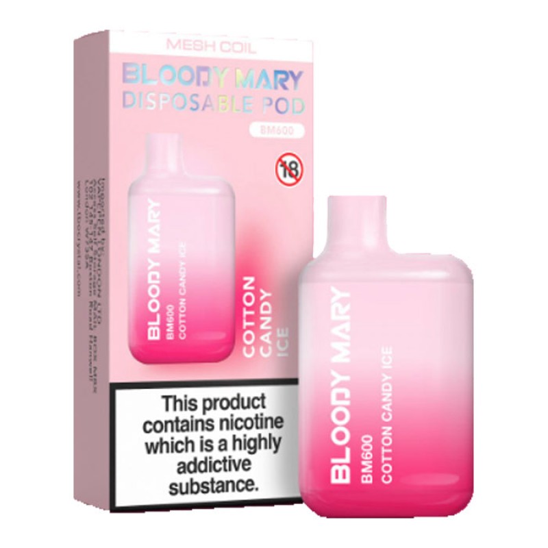 Bloody Mary  Cotton Candy Ice