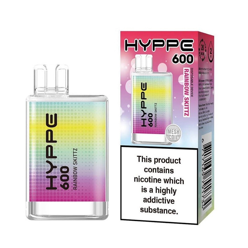 Rainbow Skittz HYPPE 600 Disposable