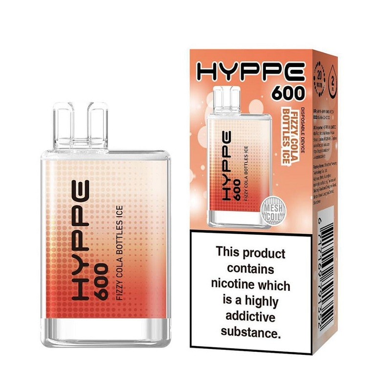 Fizzy Cola Bottles Ice HYPPE 600 Disposable